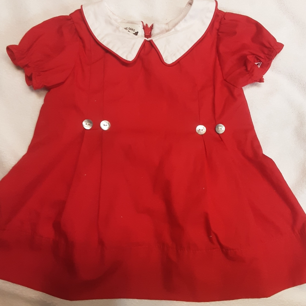 The oaks 12m red Christmas dress 12m